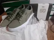 PUMA Suede Classic EXPOSED SEAMS CAPULET OLIVE sz 10.5 50th year NEW IN BOX