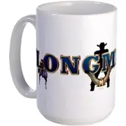 11oz mug Longmire - white ceramic printed coffee tea cup