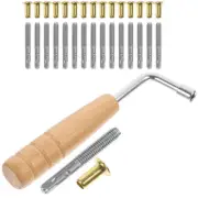 Lea String Set Lyre Harp Tuner Lever Zither Tuning Wrench Pegs