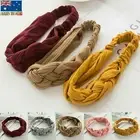 Womens Girls Twist Knot Head Wrap Headband Turban Knotted Bands Elastic Headwrap