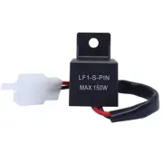2-Pin 12V Electronic LED Flasher Relay for Motorcycle Turn Signal Bulbs Hyper