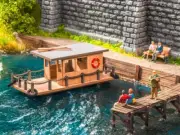 Noch 14224 HO/OO Gauge Houseboat Laser Cut Minis Kit