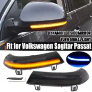 Amber/Blue For VW Golf 5 Jett MK5 Passat B6 Dynamic LED Turn Signal Light Mirror (for: Volkswagen)