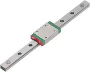Linear Rail Guide, MGN12H 3D Printer Part Linear Slide Rail Quiet Sliding Steel Linear Sliding Block Miniature Linear Rail, Low Friction, High Strength, for Solar Equipment (MGN12H-200)