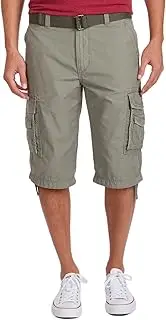 [UNIONBAY] Mens Cordova Belted Cargo Shorts Regular Sizes Cargo Pants