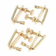 4PCS 4/4 Golden Violin Fine TUNER Fiddle String Adjuster Accessories Parts