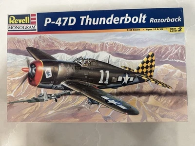 P-47D Thunderbolt Razorback Revel Monogram 1:48 Scale - FREE SHIPPING