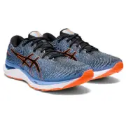 Asics Gel Cumulus 24 Black / Shocking Orange Mens Running Size 8.5 Extra Wide 4E