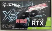 NVIDIA, RTX 3060 LHR, iChill X3 RED, 1837MHz, 12GB GDDR6, 3xDP, 1xHDMI, ATX, 3xF