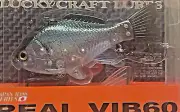 Lucky Craft REAL VIB 60 Slow Sinking 3/8oz Lipless Crankbait Ghost Ginbuna