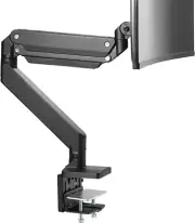 Single 13"-43" Monitor Arm Desk Mount Fits One Flat/Curved/Ultrawide Monitor Ful