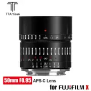 TTArtisan 50mm F0.95 APS-C Large Aperture Lens for Fujifilm Fuji X mount Cameras