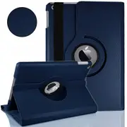 MCC iPad Air 2 Smart 360 Rotate PU Leather Case Cover Apple Air2 [Dark Blue]
