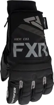 FXR Transfer Short Cuff Snowmobile Gloves, black, Size 2XS for Men