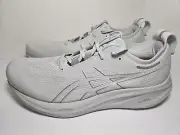 Mens ASICS Gel Nimbus 26 Running Shoe Concrete/Pure Silver #1011B993-021 Sz 14 D