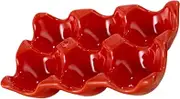 1pc Egg Tray Ceramics Cup Holder Household