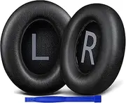 SOULWIT Replacement Ear Pads Cushions, Earpads for Bose 700 (NC700) Wireless Headphones, Softer Leather, High-Density Noise Cancelling Foam, Added Thickness - Black