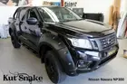 Kut Snake Flares Front Set for Nissan Navara NP300 2015-02/2021, ABS Monster 85m