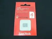 M2 MICRO SD CARD 4GB MEMORY STICK SANDISK STORAGE CAMERA DIGITAL PHONE