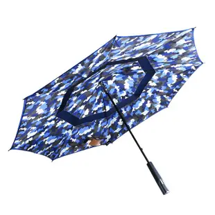 【Carry Umbrella】迷彩反向傘(旅行者)｜抗風防曬 晴雨兩用 開車族必備【日本同步販售】