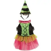 Zack & Zoey Witchy Business Costume Green - SMALL ^