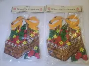 Vintage -Springtime Potholder- Set Of 2