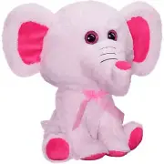 Emma The Elephant Plush Stuffed Animal Soft & Cozy Pink - 12"