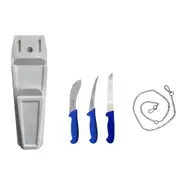 Butcher Knife Set Knife Pouch Combo Boning Skinning Knives Chain COMBO-01