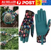 Women's Gardening gloves Cuff Thorn Protection Pruning Work Garden Gloves AU