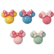 Pretty Spring Mouse Ears - Shelly's Buttons Flat Back Embellishments Craft Scrap