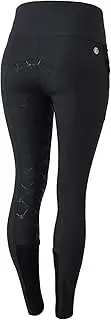 [HORZE] B Vertigo Natalia Women's High Waist Silicone Full Seat Breeches with Lace Pockets