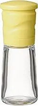 Kyocera CM-15N-YL Mill, 3.4 fl oz (90 ml), Ceramic, Sesame Seeds, Seasoning Container, Coarseness Adjustment, Decomposition Cleaning, Yellow