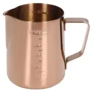 Milk Frother Cup with Scale Stainless Steel Milk Frothing Pitcher 550ml/18.6 ...