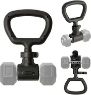 Dumbbell Barbell Converter Bar,Convert Dumbbells to Barbell Set and Kettlebell for Home Fitness,Adjustable Weight Capacitry Bar Convert to Dumbbell Set,For Home Gym Full Body Workouts