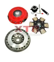 XTR STAGE 3 CLUTCH KIT+SLAVE+XLITE FLYWHEEL for 89-90 CHEROKEE WRANGLER V6 OHV (for: Jeep)