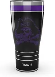 Tervis Traveler East Carolina Pirates - Night Game Triple Walled Insulated Tumbler Travel Cup Keeps Drinks Cold & Hot, 30oz, Stainless Steel