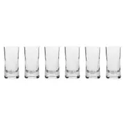 6pc Krosno Harmony 40ml Spirits/Liquor Shot Glass Drink Glassware Set Clear