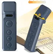 USB Rechargeable Bookmark Book Light – 5 Brightness Levels, 3 Colors, Sleep Aid