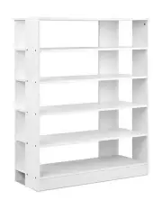 [Artiss] Shoe Rack Cabinet 30 Pairs 6-Tier Shelf in White