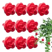 20 Pieces Plant Climbing Wall Fixture Clips Rose Shade Self-Adhesive Hooks Rack