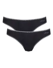 [Sloggi] Go Brazil Brief 2 Pack in Black