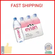 evian Natural Spring Water, PH Balanced with Natural Electrolytes, 33.8fl oz./1L