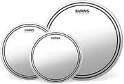 Evans Drum Heads - EC2S Clear Fusion Pack (10", 12", 14") with 14" HD Dry Snare Batter