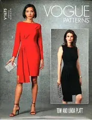 Vogue V1675 Misses 6 to 14 Designer Tom and Linda Platt Dress Sewing Pattern