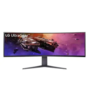 【LG 樂金】45GR75DC-B 45型 UltraGear Dual QHD (5140 X 1440) 32:9 曲面電競螢幕