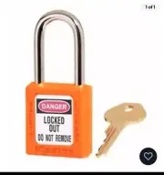 MasterLock 410ORANGE #410 Safety Lockout Padlock - ORANGE