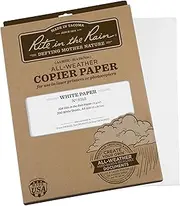 Rite in the Rain Weatherproof Laser Printer Paper, A4 Paper Size 21 x 29.7cm, 20# White, 200 Sheet Pack (No. 8512)
