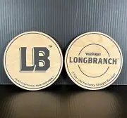 Wild Turkey Longbranch Kentucky Bourbon Whiskey Wood Coasters - New Pair!