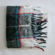 MJG Cabin Check Throw Red