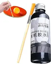Table Tennis Racket Rubber Glue, 100ML Ten NIS R acket Gl ue with Special Brush, Ta ble Gum for Assembling Paddle for Daily Training and Competition